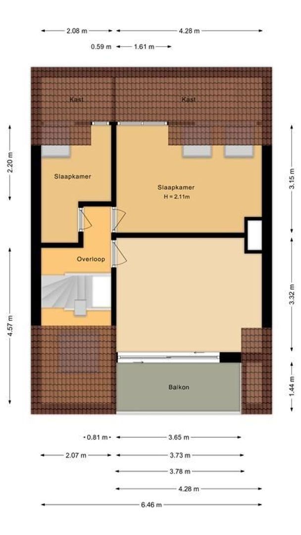 Pieter Bedijnstraat 7, Noordwijk plattegrond-1