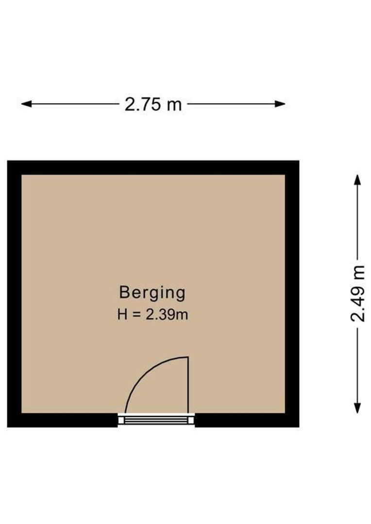 Parallel Boulevard 296, Noordwijk plattegrond-1