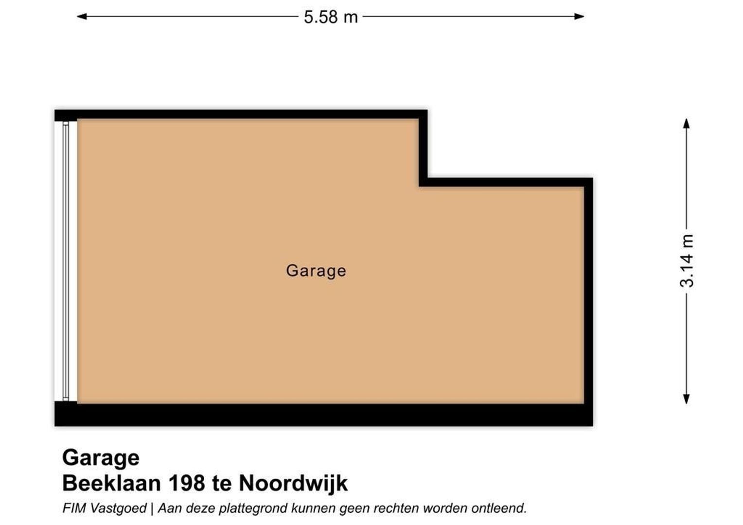 Beeklaan 198, Noordwijk plattegrond-2