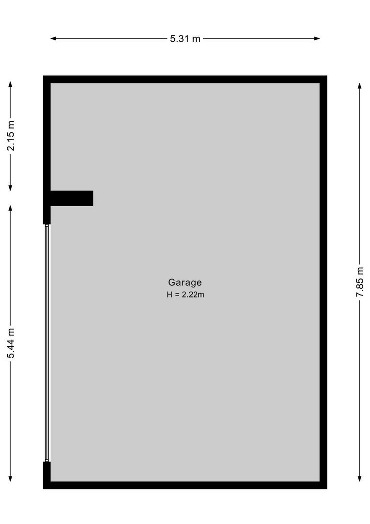 Jan van Henegouwenweg 39, Noordwijk plattegrond-1