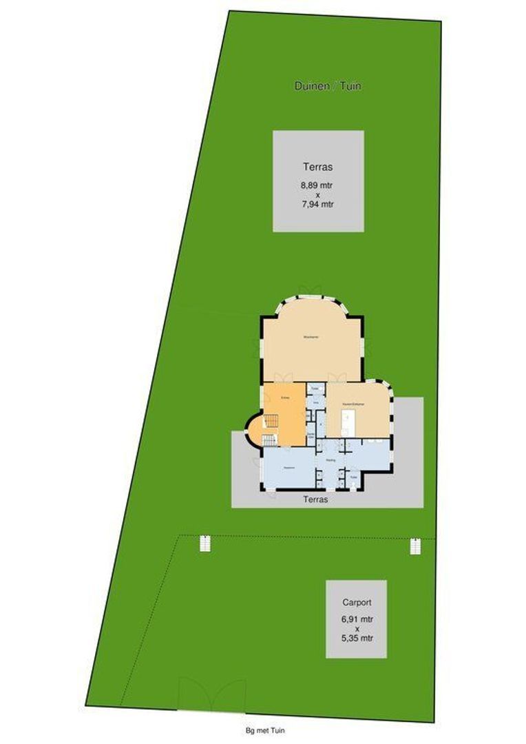 Bosweg 9, Noordwijk plattegrond-4
