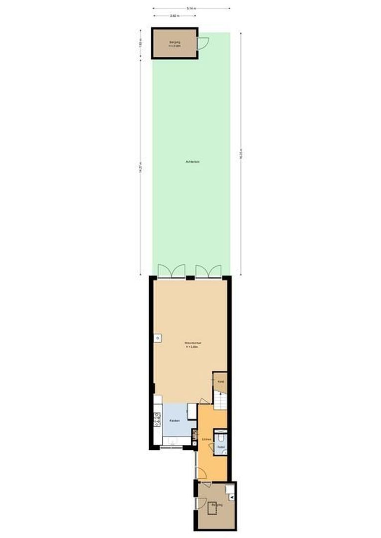 Binnenkant 18, Noordwijk plattegrond-0