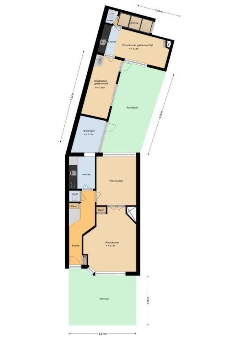 Golfweg 23, Noordwijk plattegrond-0