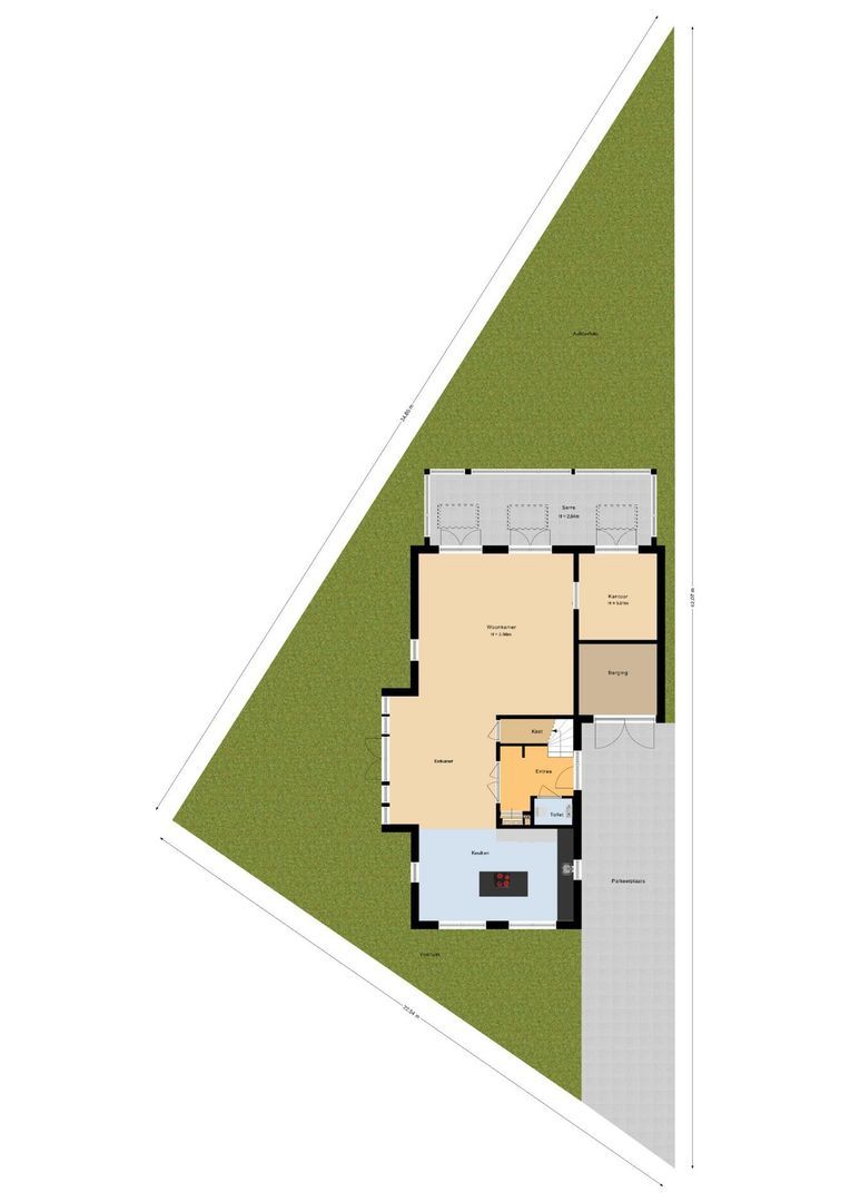 Oswald Wenckebachstraat 17, Noordwijk plattegrond-0
