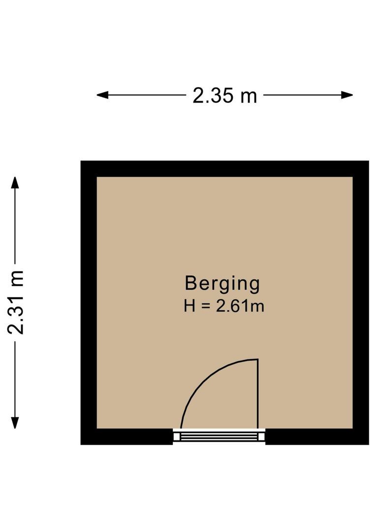 Strandwijck 17, Noordwijk plattegrond-1