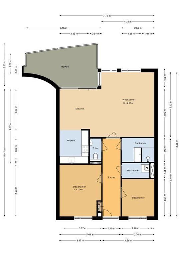 Tamarijnslaantje 19, Noordwijk plattegrond-0