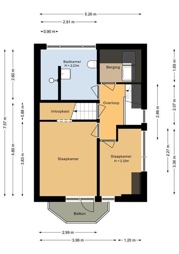 Piet Heinplein 9, Noordwijk plattegrond-2