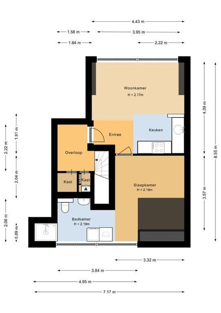 Lindenplein 4 F, Noordwijk plattegrond-0