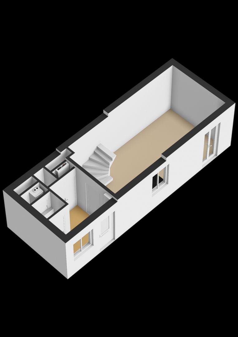 Voorstraat 114 A, Noordwijk plattegrond-3
