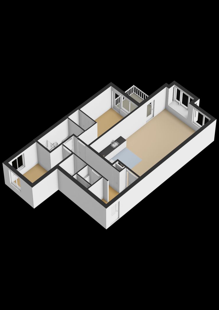 Huis ter Duinstraat 44 A, Noordwijk plattegrond-3