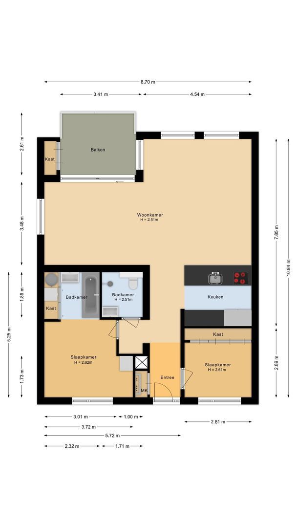 Seehorst 4, Noordwijk plattegrond-0