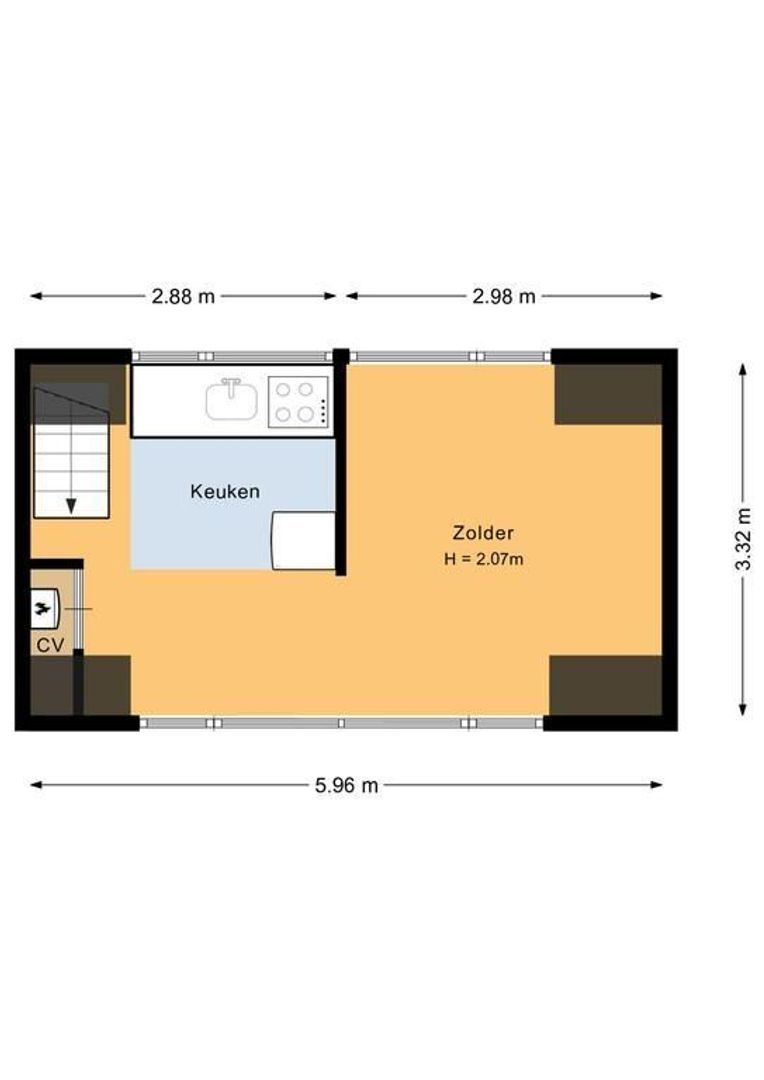 Quarles van Uffordstraat 92, Noordwijk plattegrond-6