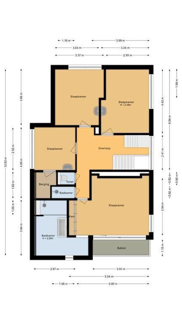 Willem-Alexanderpark 56, Noordwijk plattegrond-2