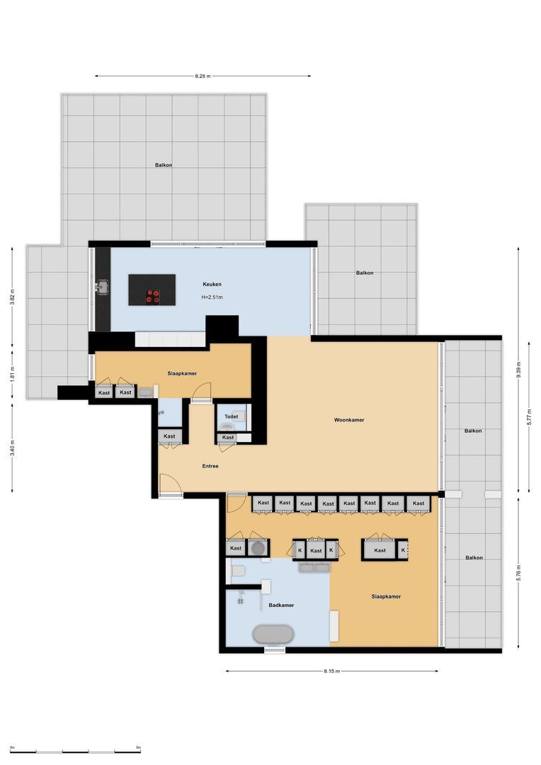 Duinwijck 37, Noordwijk plattegrond-0