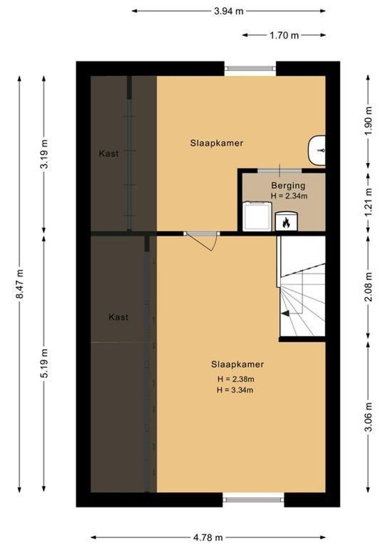 Molenstraat 14, Noordwijk plattegrond-3