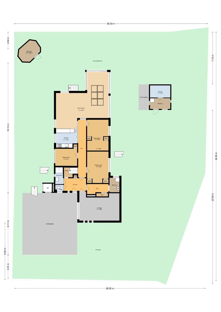Dobbelmannduin 2, Noordwijk plattegrond-0
