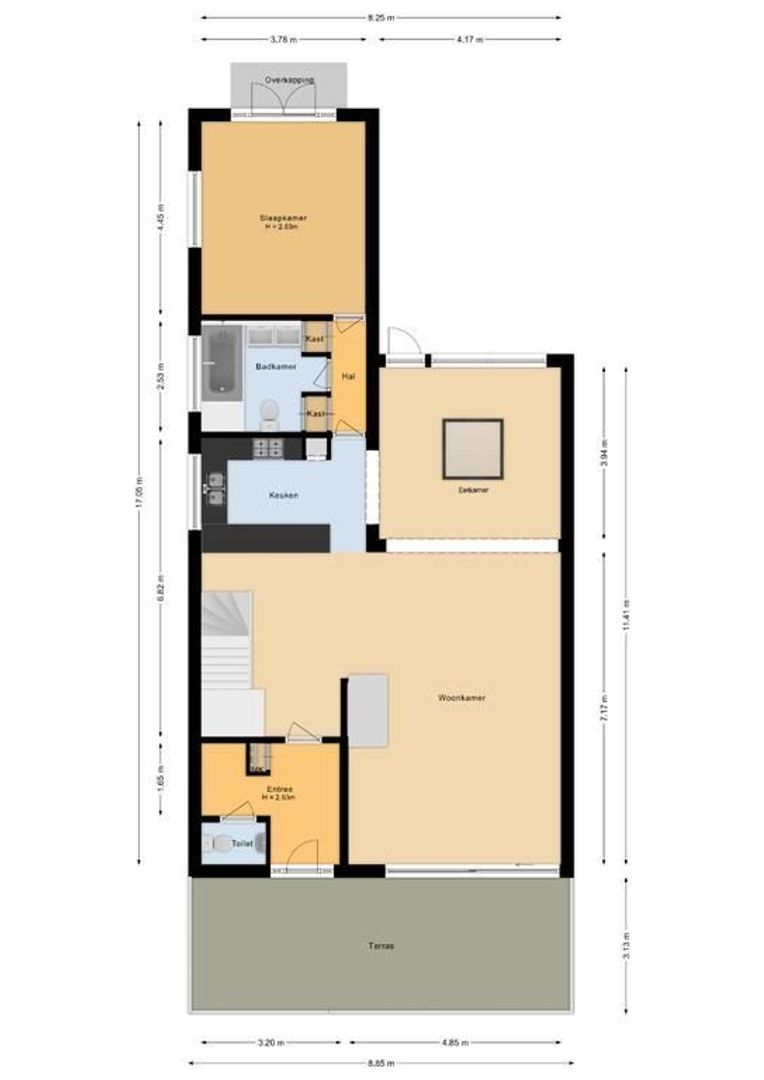 Prins Hendrikweg 12, Noordwijk plattegrond-1