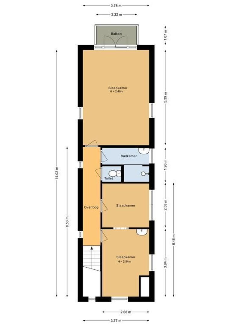 Prins Hendrikweg 12, Noordwijk plattegrond-2