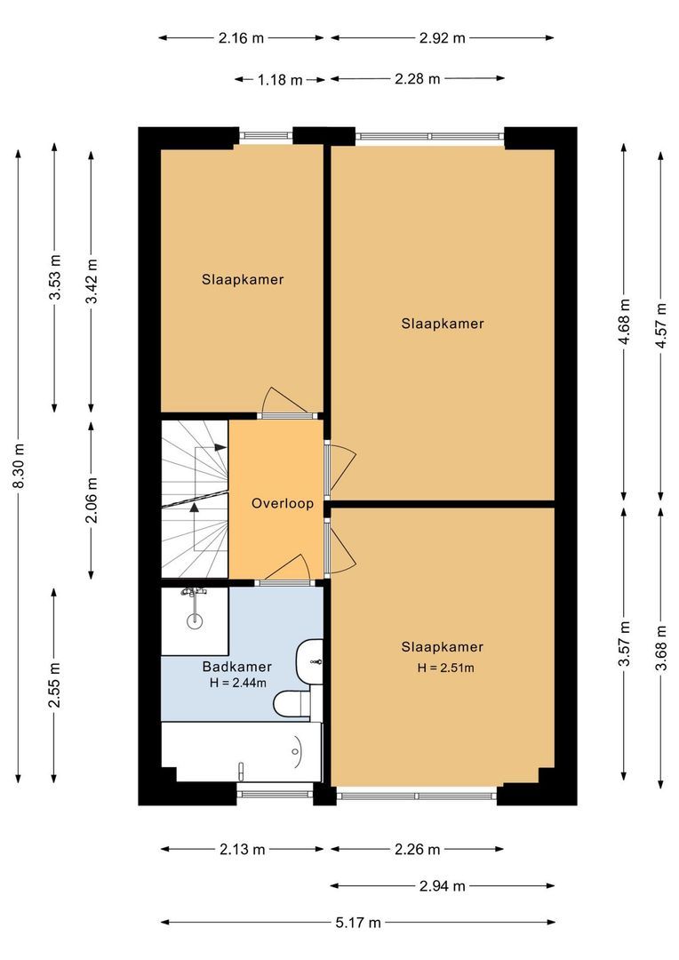 Tolhoren 31, Noordwijk plattegrond-2