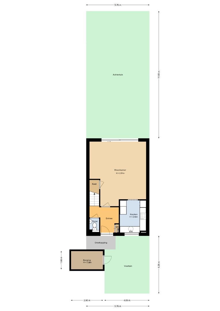 Tolhoren 31, Noordwijk plattegrond-0