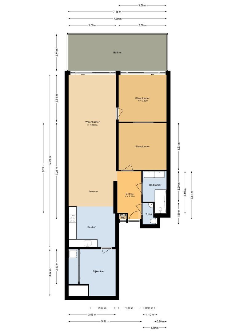 Duindistel 17, Noordwijk plattegrond-0