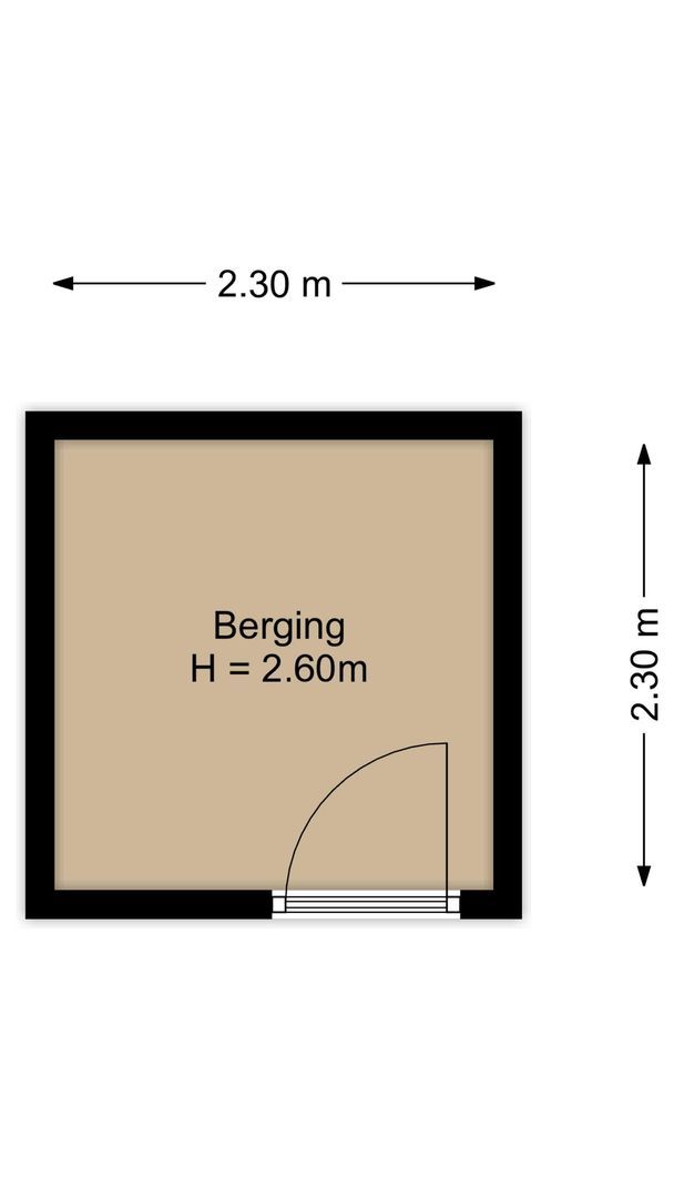 Duinwijck 23, Noordwijk plattegrond-1