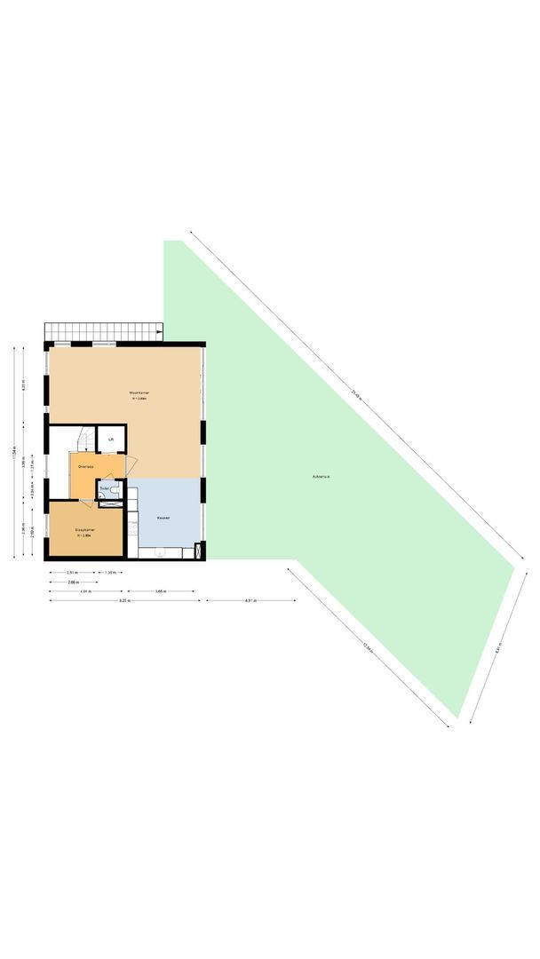 Dobbelmannduin 6 A, Noordwijk plattegrond-1
