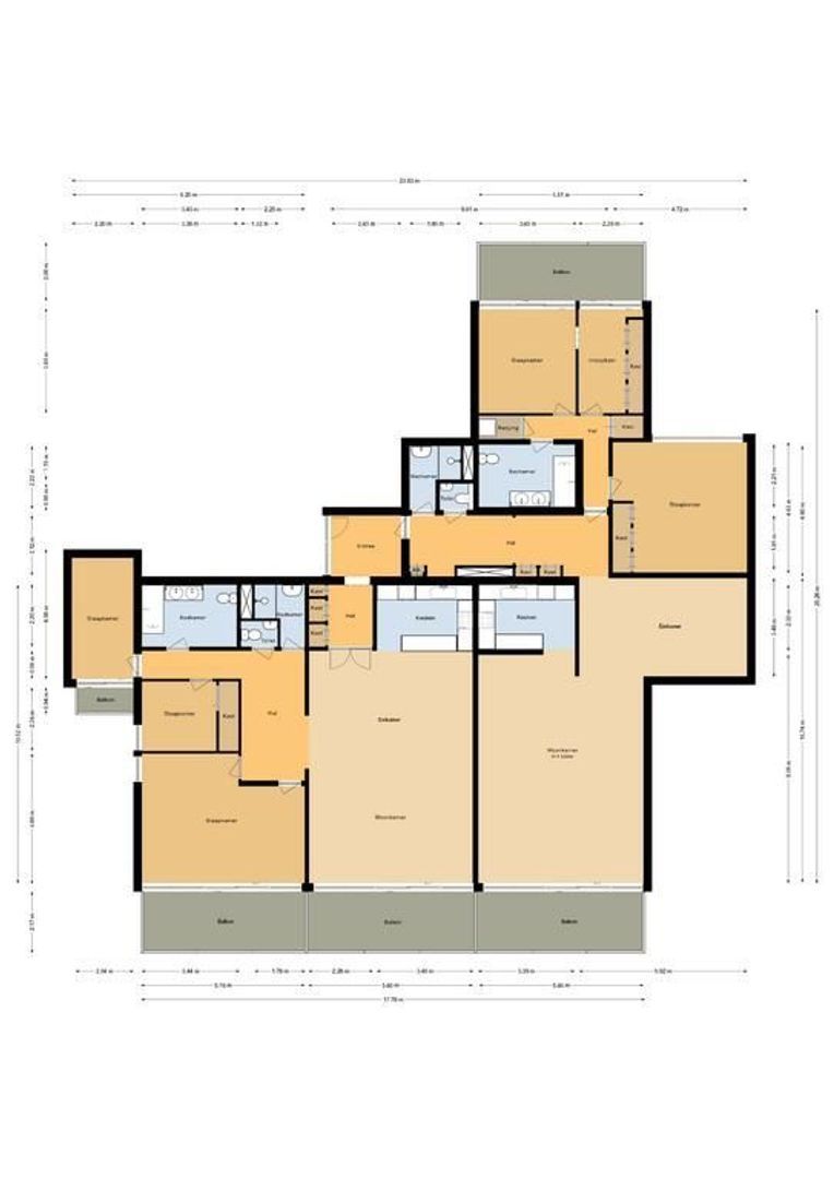 Marevista 24, Noordwijk plattegrond-0