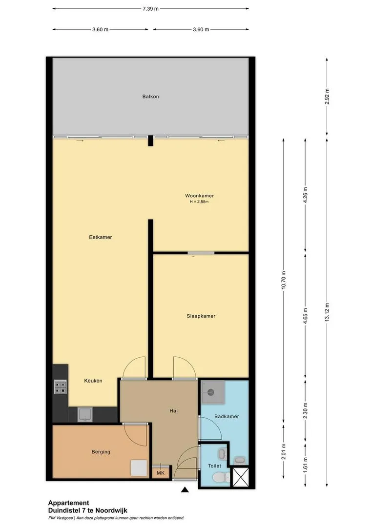 Appartement te koop: Duindistel 7, Noordwijk