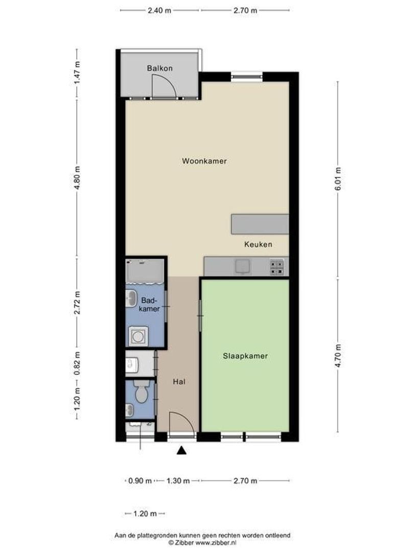 Pickestraat 57, Noordwijk plattegrond-0