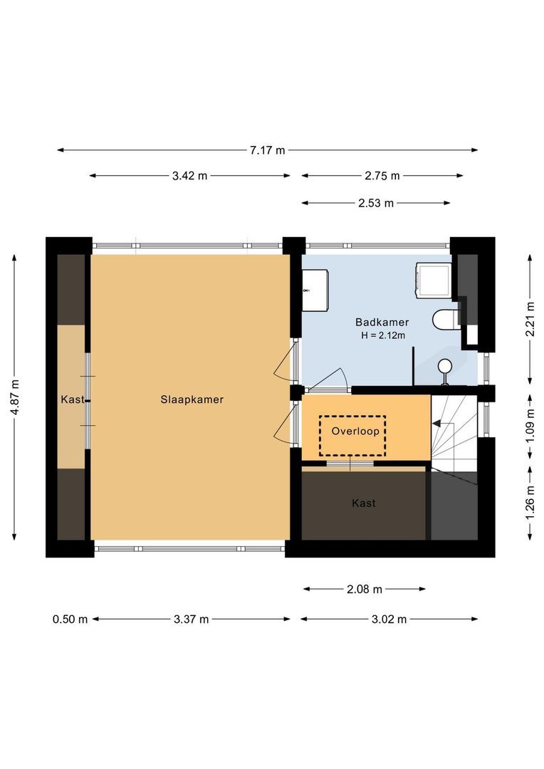van Panhuysstraat 74, Noordwijk plattegrond-5