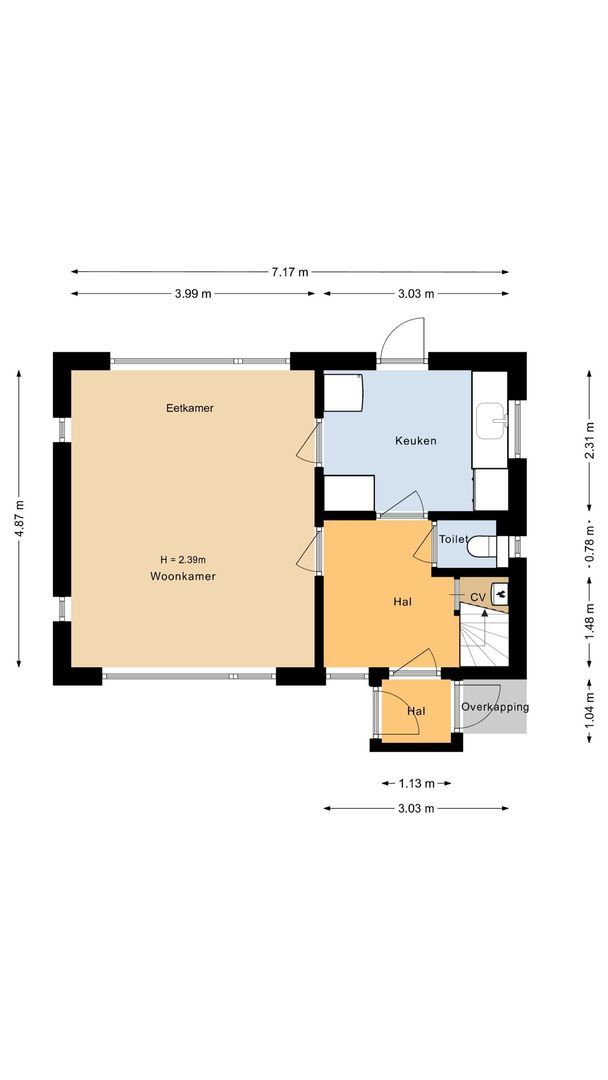 van Panhuysstraat 74, Noordwijk plattegrond-4