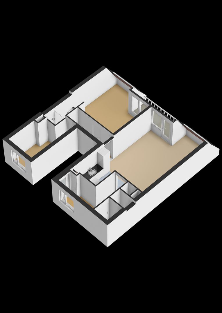 Kerkstraat 42 E, Noordwijk plattegrond-2