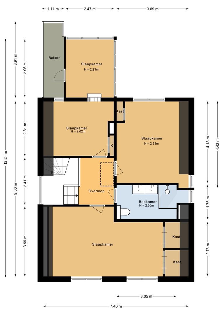 Breloftpark 18, Noordwijk plattegrond-2