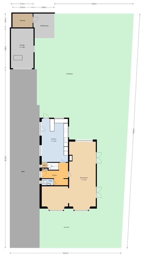 Breloftpark 18, Noordwijk plattegrond-0