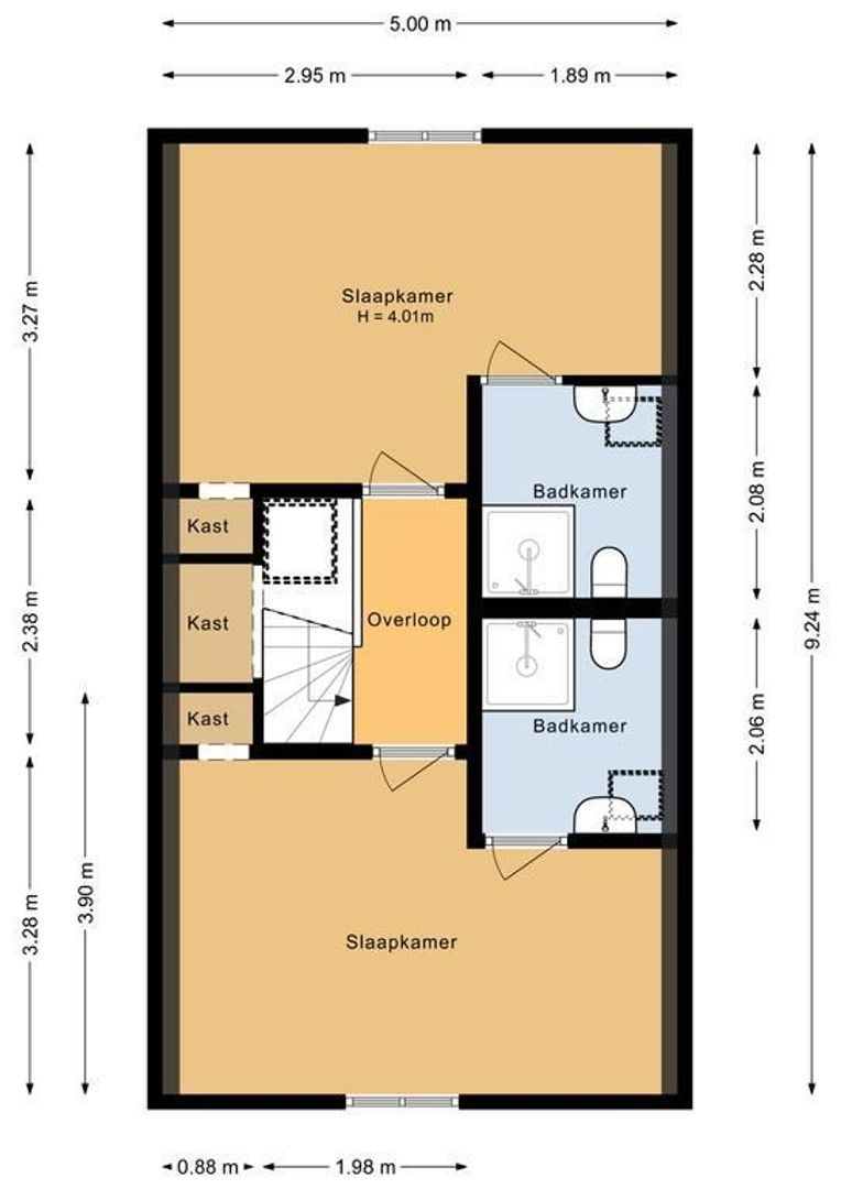 Zeestraat 9, Noordwijk plattegrond-5