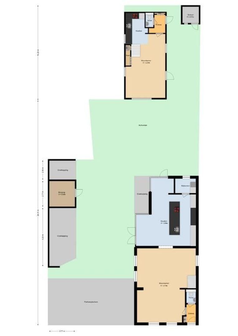Zeestraat 9, Noordwijk plattegrond-0