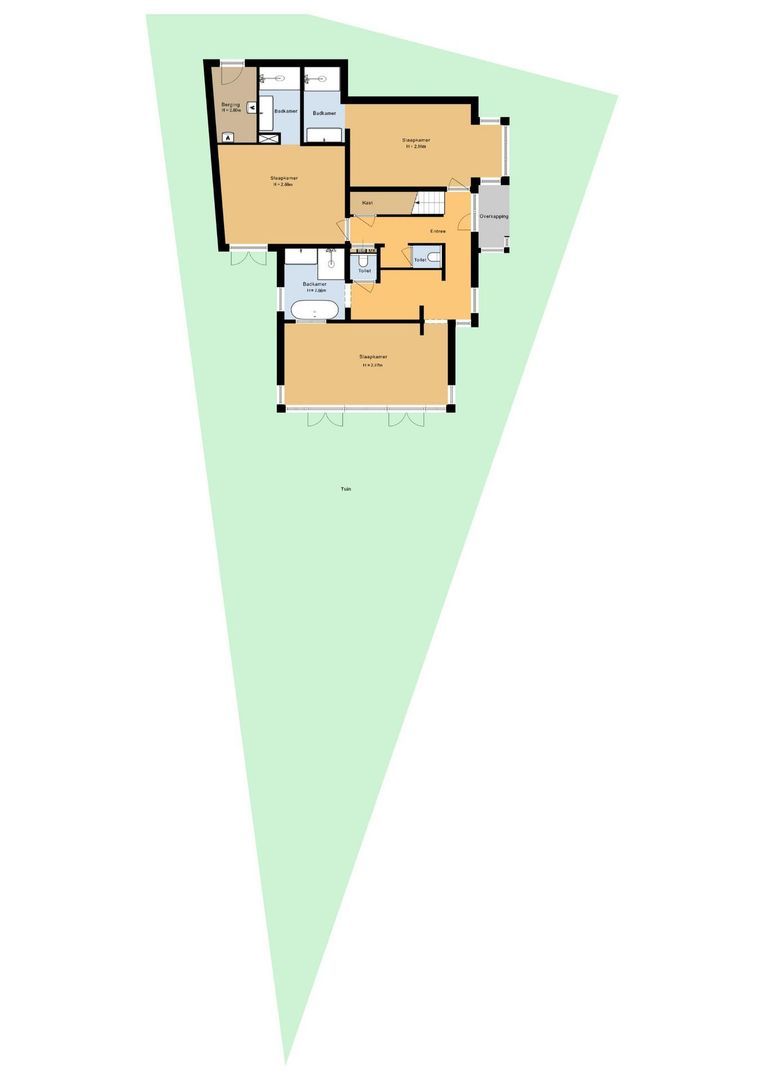 Rembrandtweg 1, Noordwijk plattegrond-0