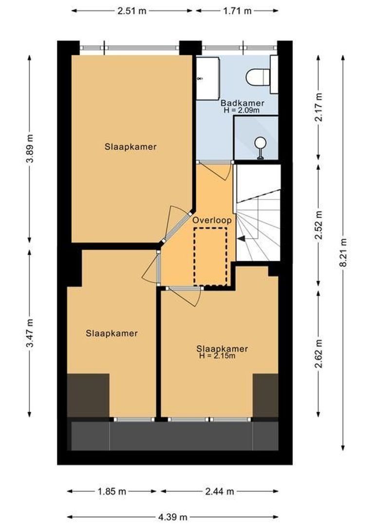Weteringkade 34, Noordwijk plattegrond-2