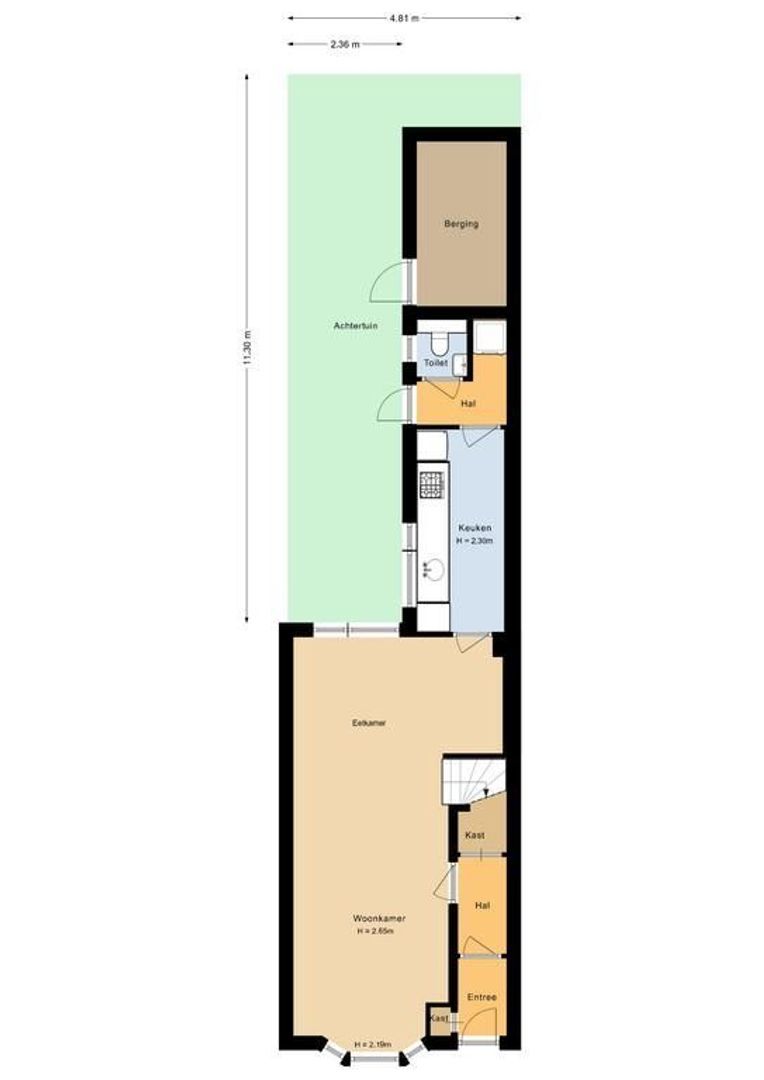 Weteringkade 34, Noordwijk plattegrond-0