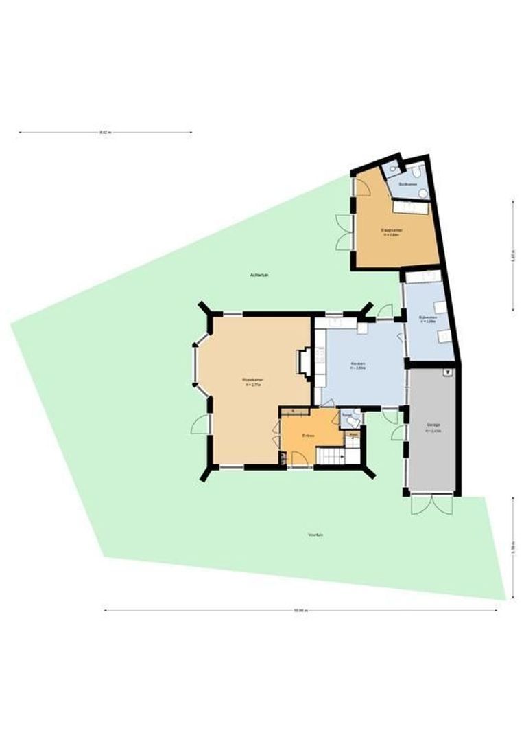 Piet Heinplein 1, Noordwijk plattegrond-0