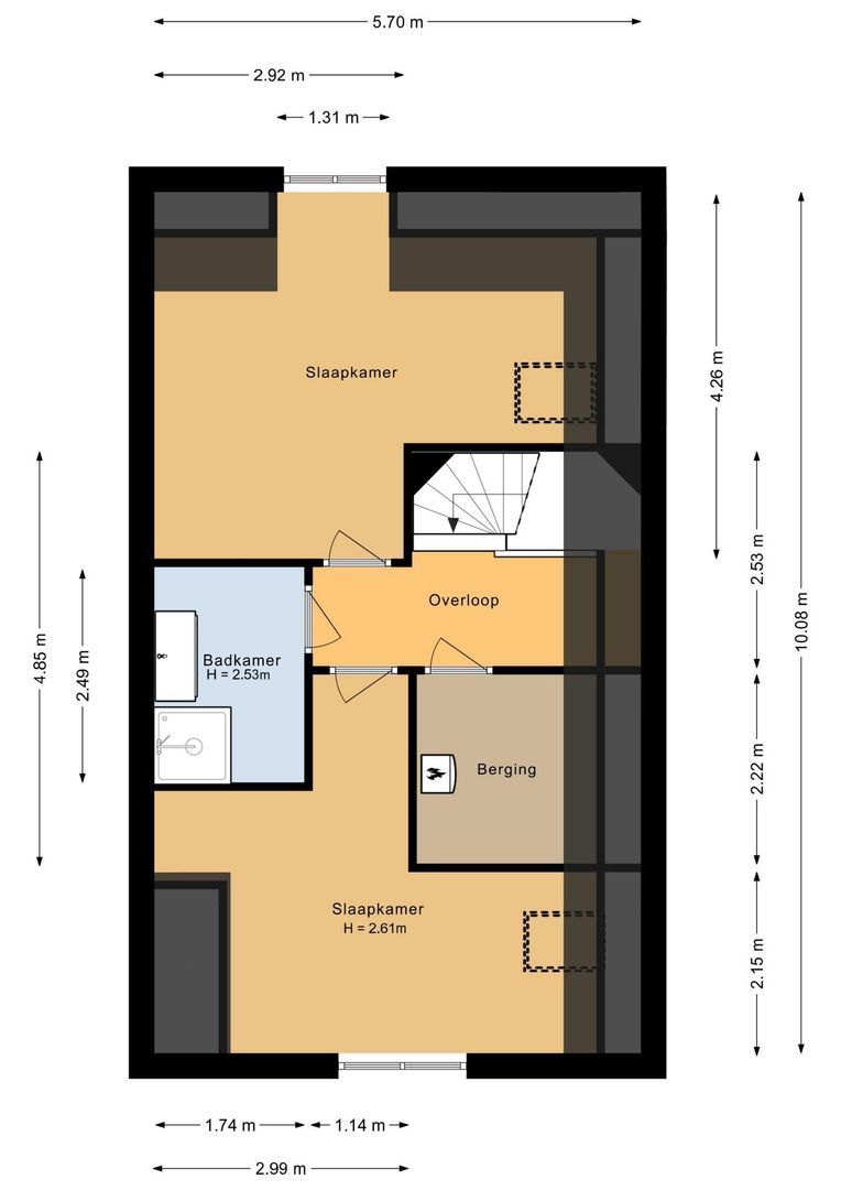 Oswald Wenckebachstraat 23, Noordwijk plattegrond-3