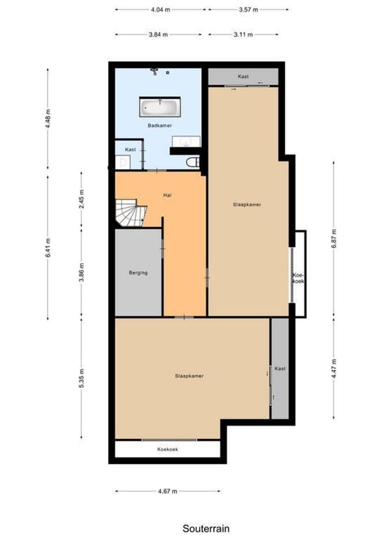 Tamarijnslaantje 31, Noordwijk plattegrond-1