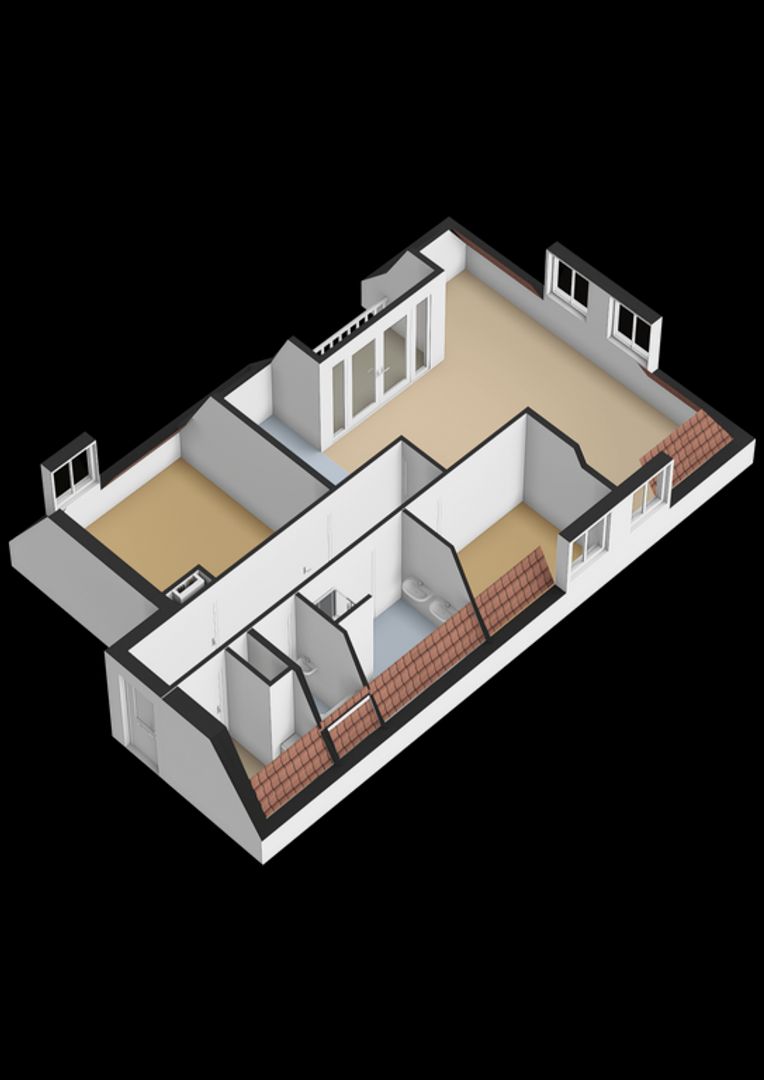 Duinweg 14 N, Noordwijk plattegrond-2
