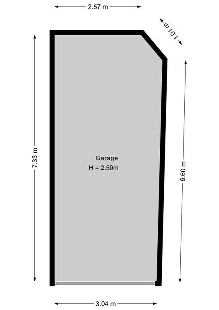 Jan van Henegouwenweg 41, Noordwijk plattegrond-1