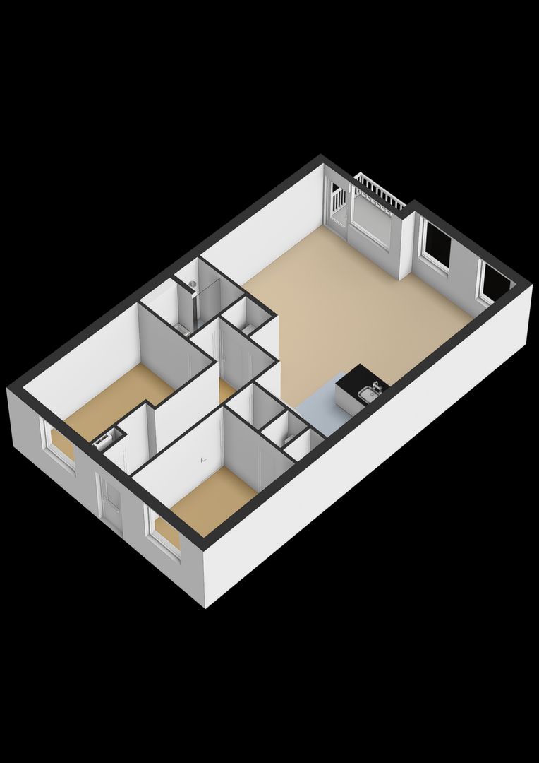 An van Gilsehof 51, Noordwijk plattegrond-1