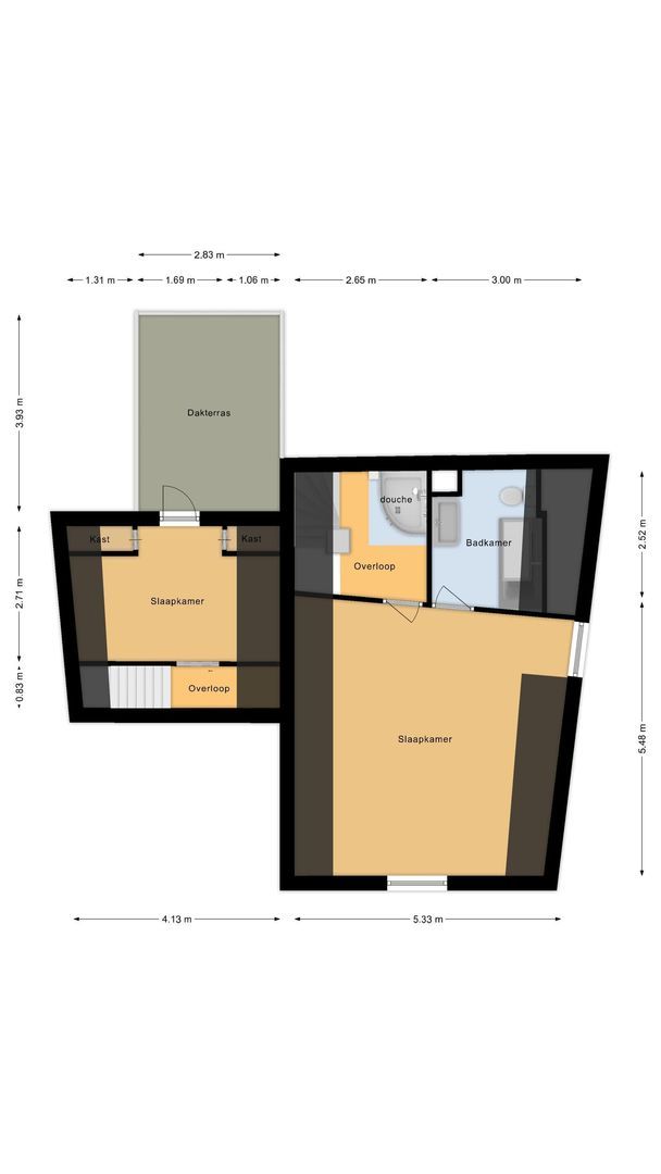 Schiestraat 31, Noordwijk plattegrond-2