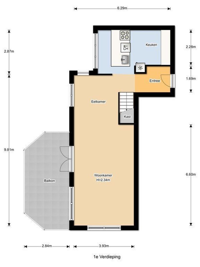 Hoofdstraat 139, Noordwijk plattegrond-0