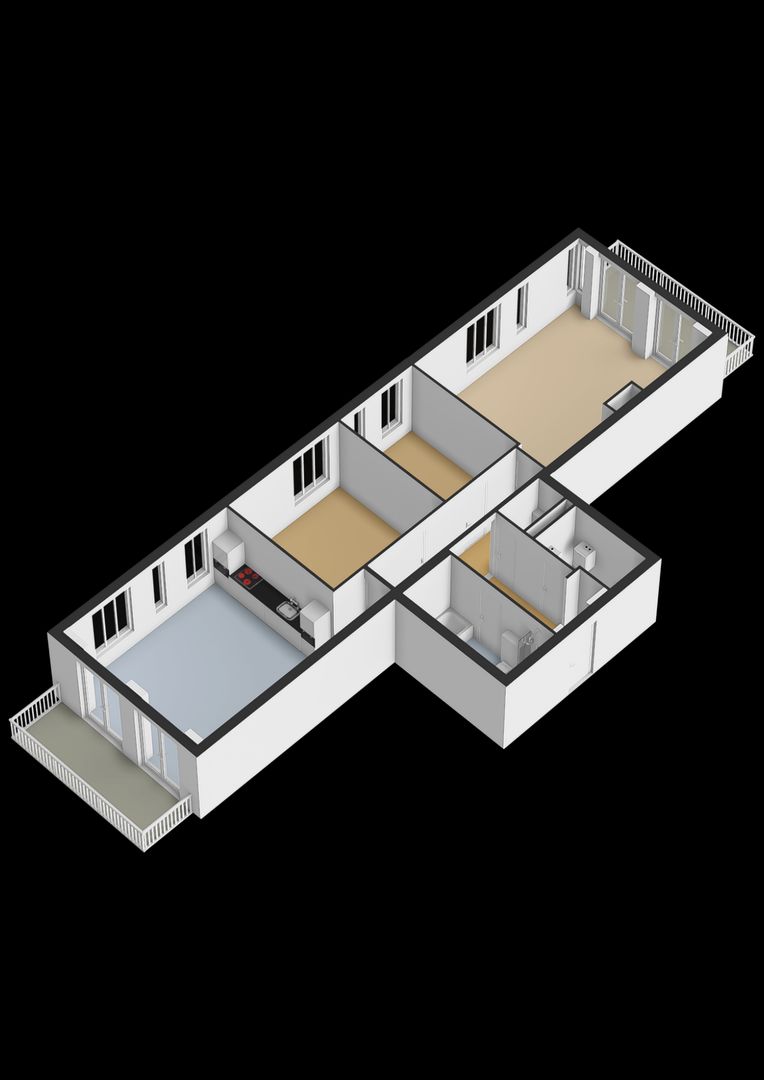 Akkerwinde 46, Noordwijk plattegrond-3