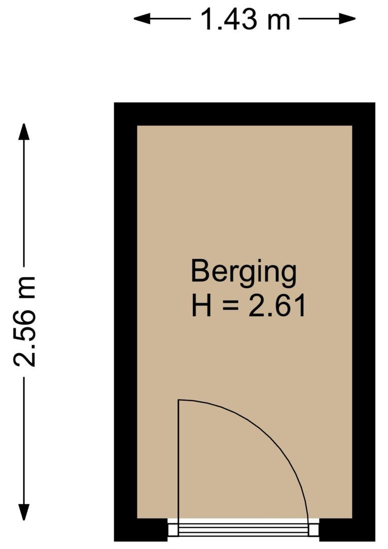 Duinroos 66, Noordwijk plattegrond-1